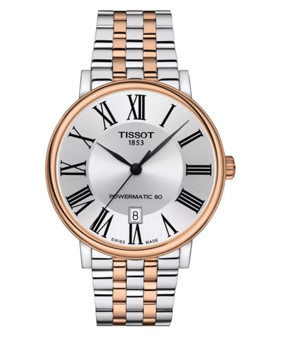 TISSOT CARSON AUTOMATIC T1224072203300 Date Armbanduhr 40 mm Gold