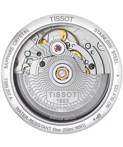 TISSOT CHEMIN DES TOURELLES T0992071104800 Date Armbanduhr 32 mm ansicht-2