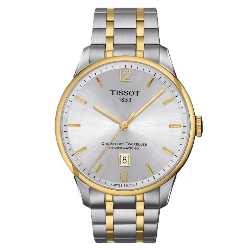 TISSOT CHEMIN DES TOURELLES T0994072203700 Date - Armbanduhr 42 mm Gold
