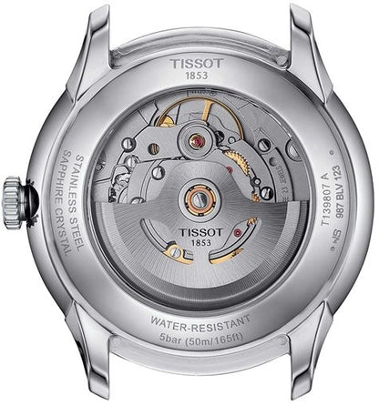 TISSOT CHEMIN DES TOURELLES T1398071106100 Date Armbanduhr 39 mm ansicht-2