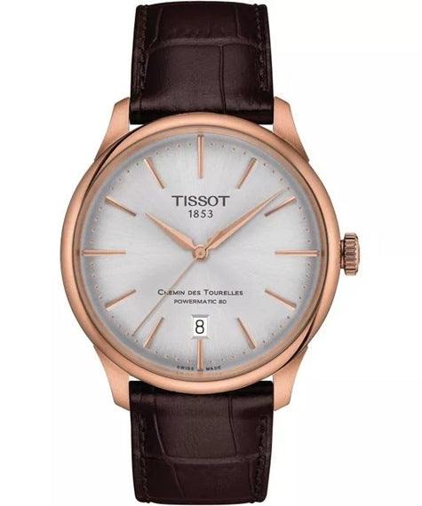 TISSOT CHEMIN DES TOURELLES T1398073603100 Date - Armbanduhr 39 mm Gold