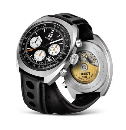 TISSOT HERITAGE 1973 T1244271605100 Chronograph Armbanduhr 43 mm ansicht-3