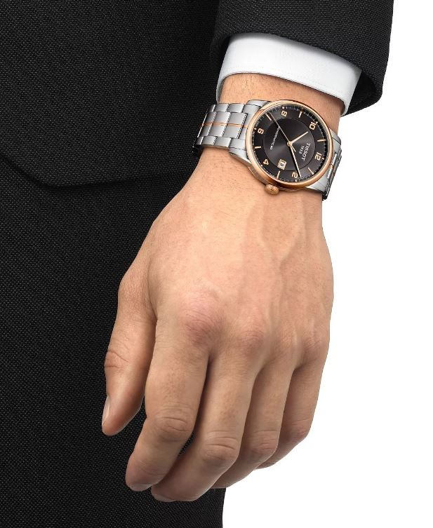TISSOT LUXURY POWERMATIC 80 T0864072206700 Date - Armbanduhr 41 mm ansicht-3