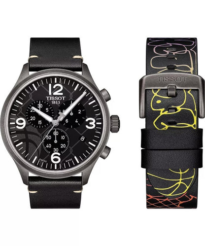 TISSOT Mod. CHRONO XL 3X3 STREET BASKETBALL Special Pack + Extra Strap T1166173606700 Chronograph Armbanduhr 45 mm