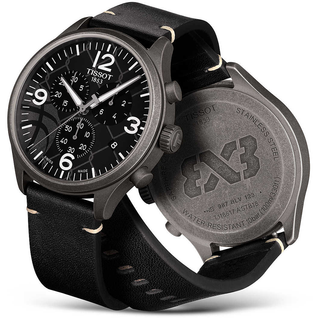 TISSOT Mod. CHRONO XL 3X3 STREET BASKETBALL Special Pack + Extra Strap T1166173606700 Chronograph Armbanduhr 45 mm ansicht-2