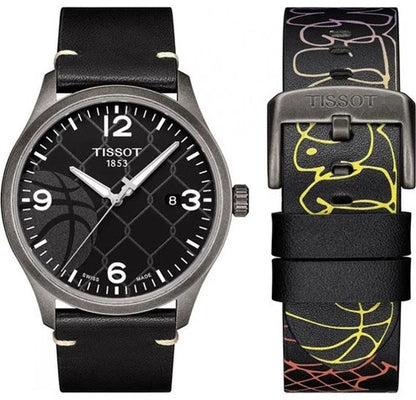 TISSOT Mod. GENT XL 3X3 STREET BASKETBALL Special Pack + Extra Strap T1164103606700 Date Armbanduhr 42 mm
