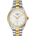 TISSOT PR100 T1014102203100 Date Armbanduhr 42 mm Gold ansicht-3