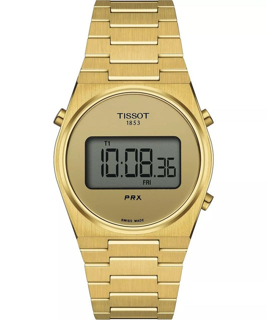 TISSOT PRX DIGITAL T1372633302000 Multifunction - Armbanduhr 35 mm Gold