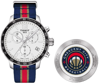 TISSOT QUICKSTER NBA NEW ORLEANS PELICANS T0954171703721 Chronograph Armbanduhr 42 mm ansicht-2