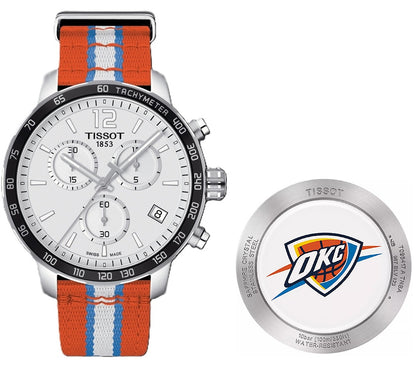 TISSOT QUICKSTER NBA OKLAHOMA CITY THUNDER T0954171703714 Chronograph Armbanduhr 42 mm ansicht-2