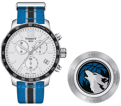 TISSOT QUICKSTER NBA TIMBERWOLVES T0954171703726 Chronograph Armbanduhr 42 mm ansicht-2