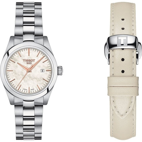 TISSOT T1320101111100 Date - Case: 30 mm - Armbanduhr 30 mm