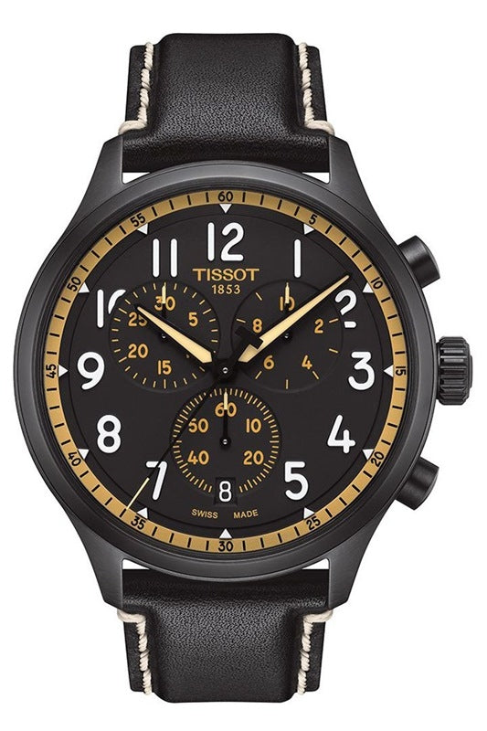 TISSOT TISSOT CHRONO XL T1166173605202 Chronograph Armbanduhr 45 mm Schwarz