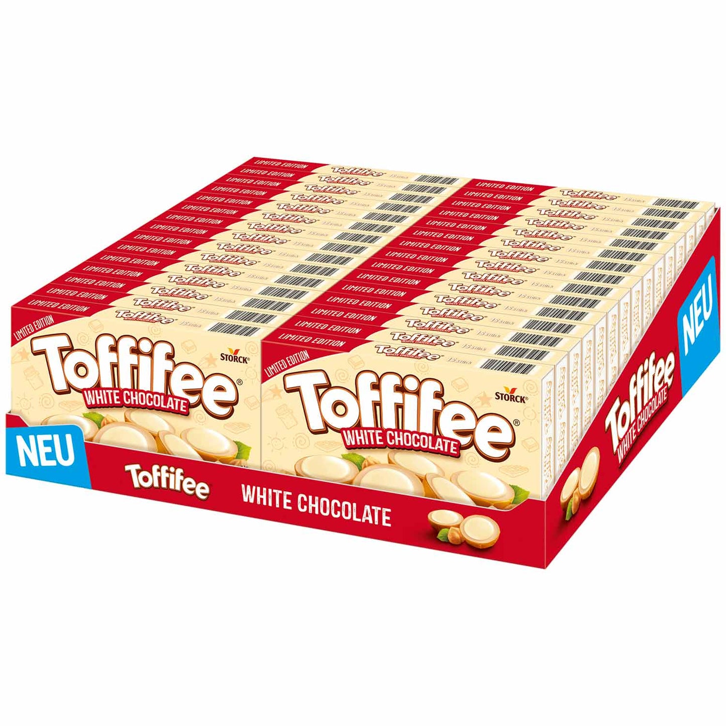 Toffifee White Chocolate 15er Haselnuss Karamell Pralinen – Detailansicht