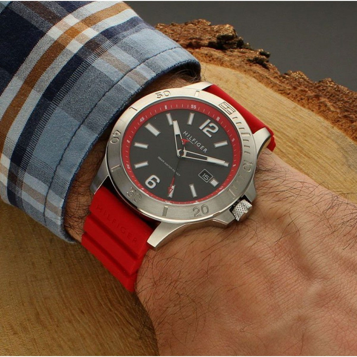 TOMMY HILFIGER 1710540 Analoguhr Armbanduhr 46 mm ansicht-2