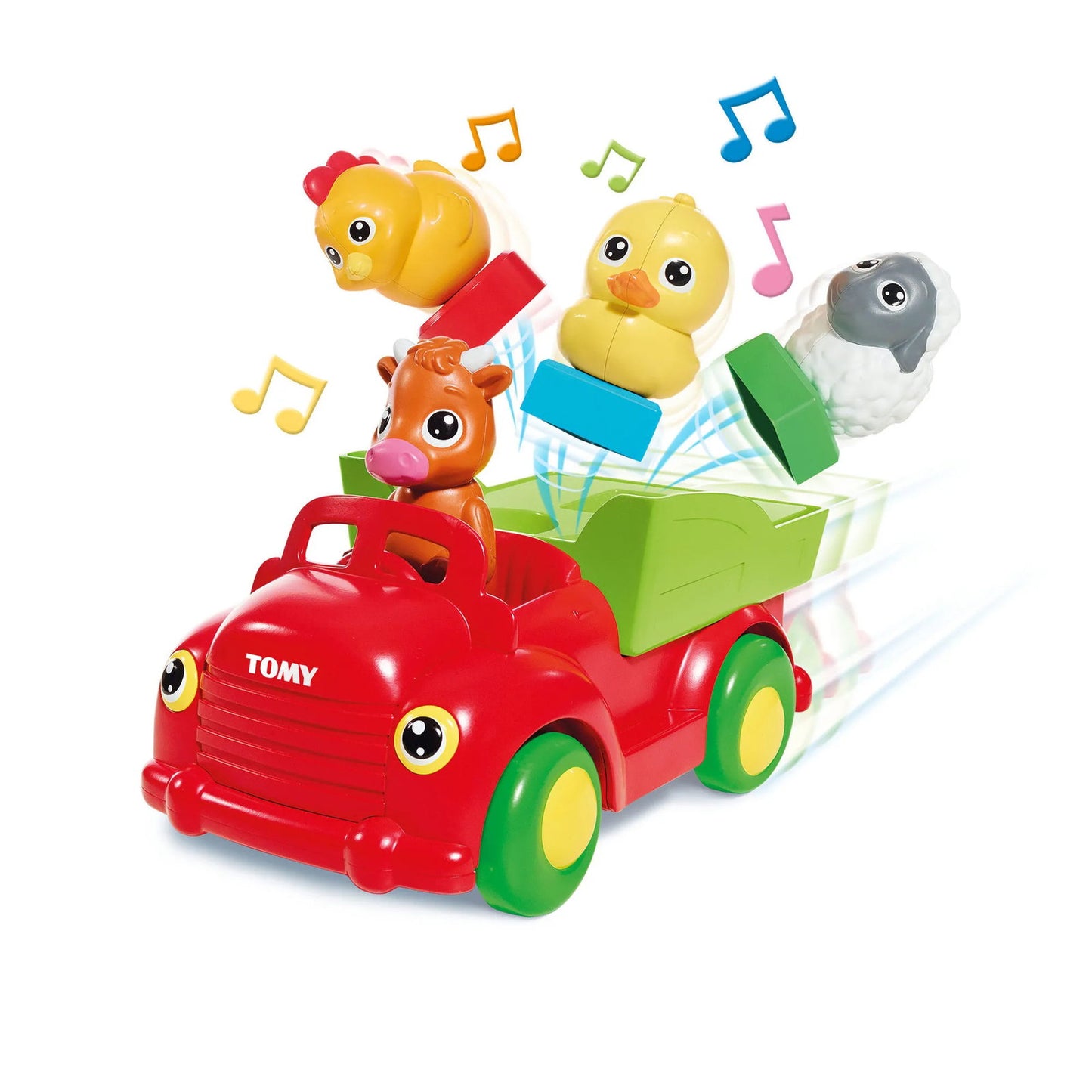 Tomy, Sort N Pop, Bauernhof-Freunde, Spielzeugauto, 12+ monate