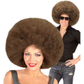 Top Quality "BRAUNE RIESEN AFRO PERÜCKE" in Polybag – Vorderansicht