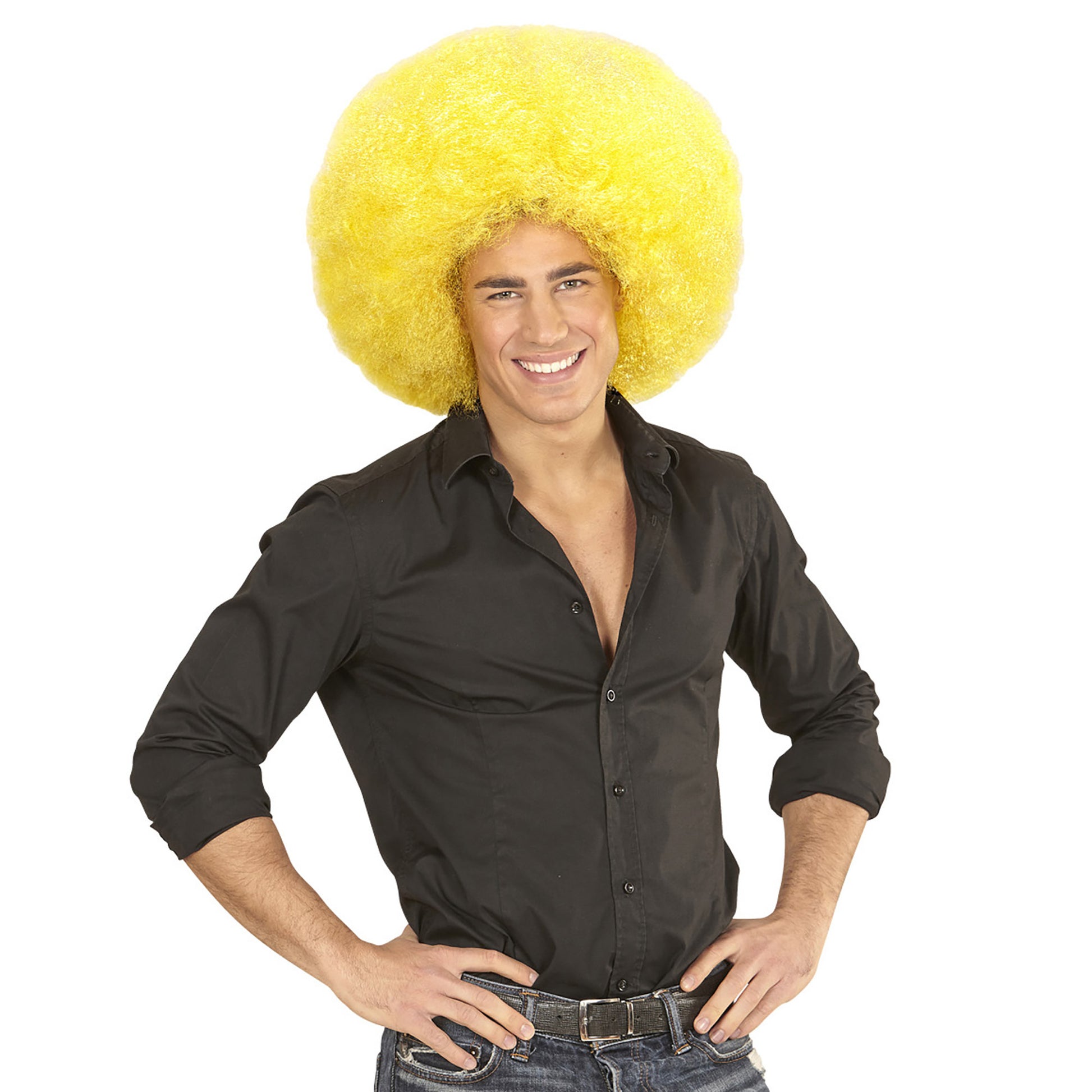 Top Quality "GELBE RIESEN AFRO PERÜCKE" in Polybag – Ansicht 5