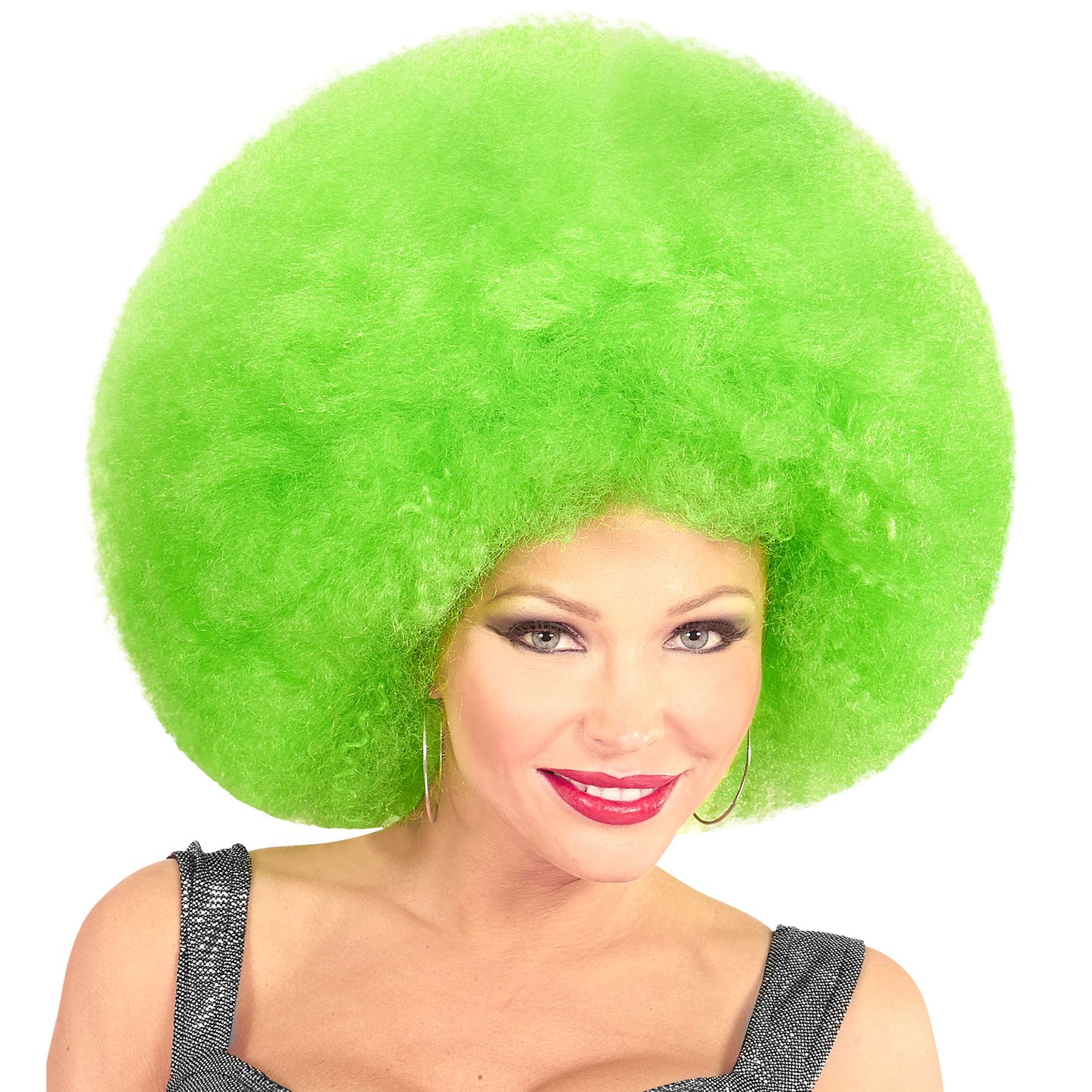 Top Quality "GRÜNE RIESEN AFRO PERÜCKE" in Polybag – Ansicht 3