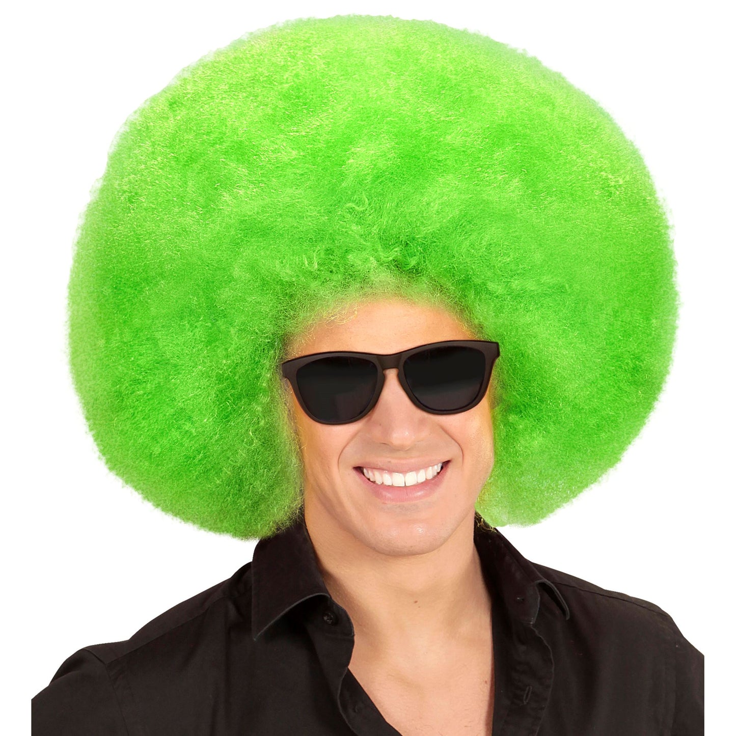 Top Quality "GRÜNE RIESEN AFRO PERÜCKE" in Polybag – Ansicht 4