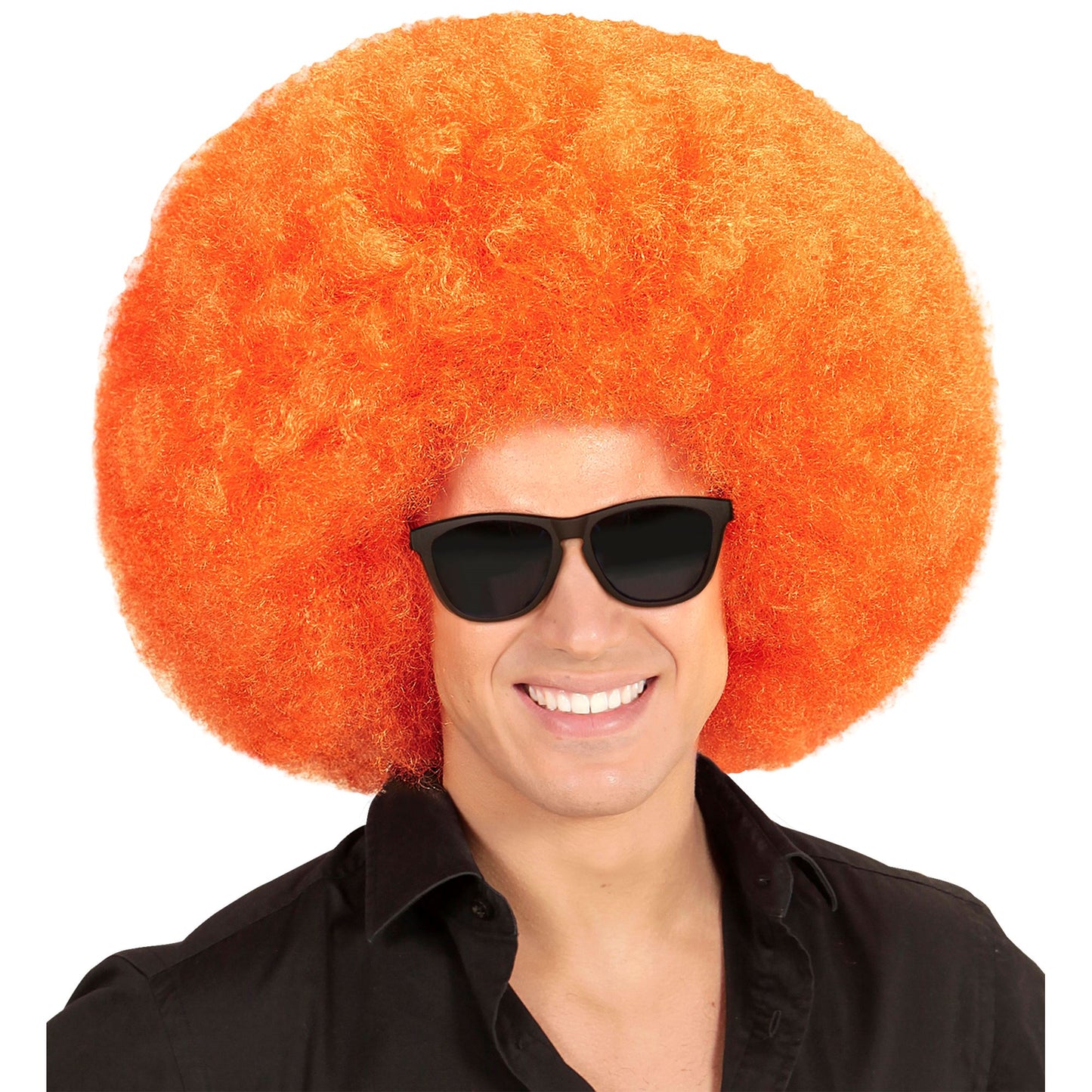 Top Quality "ORANGENE RIESEN AFRO PERÜCKE" in Polybag – Ansicht 4