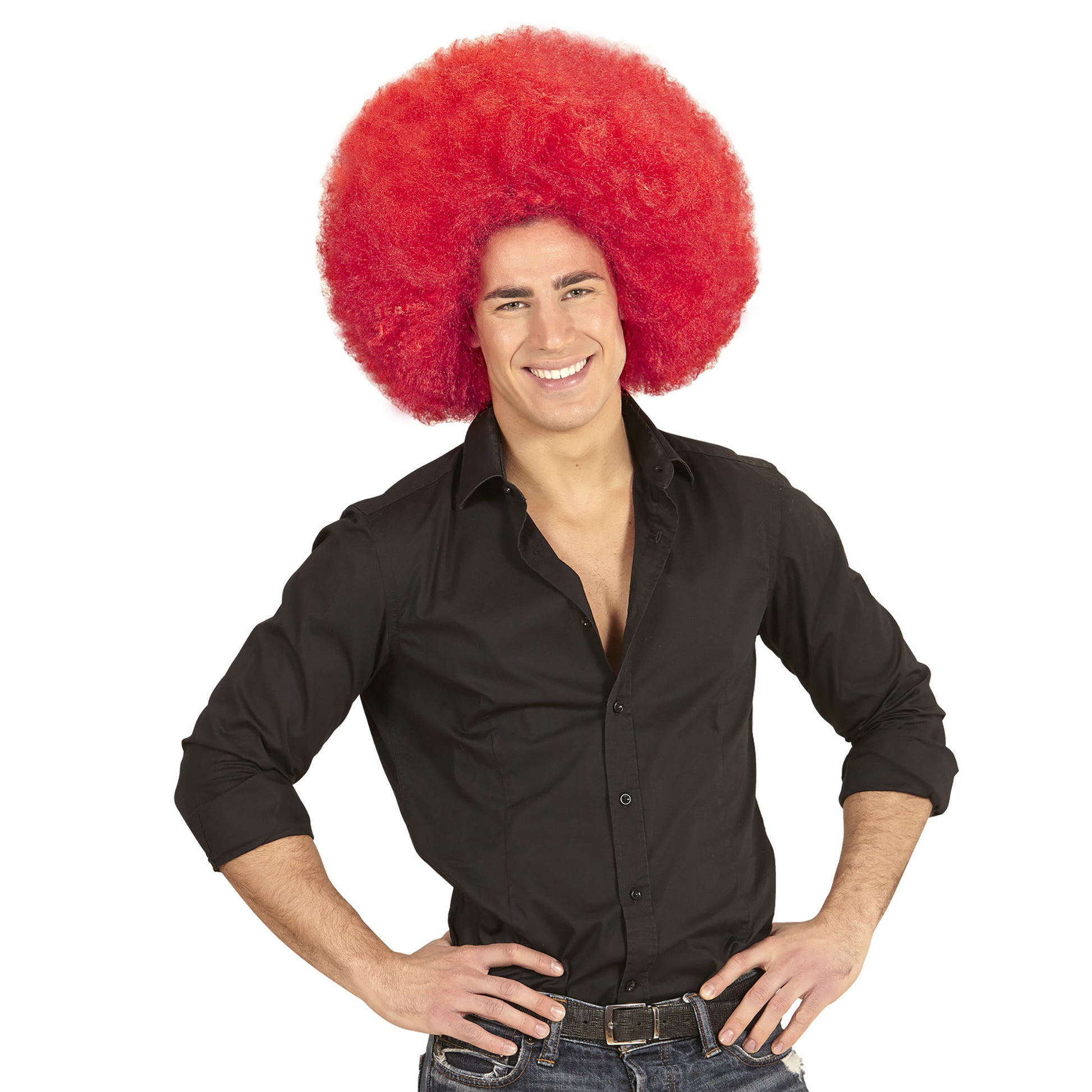 Top Quality "ROTE RIESEN AFRO PERÜCKE" in Polybag – Ansicht 5
