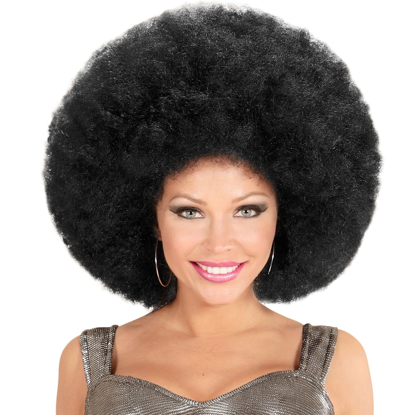 Top Quality "SCHWARZE RIESEN AFRO PERÜCKE" in Polybag – Ansicht 3