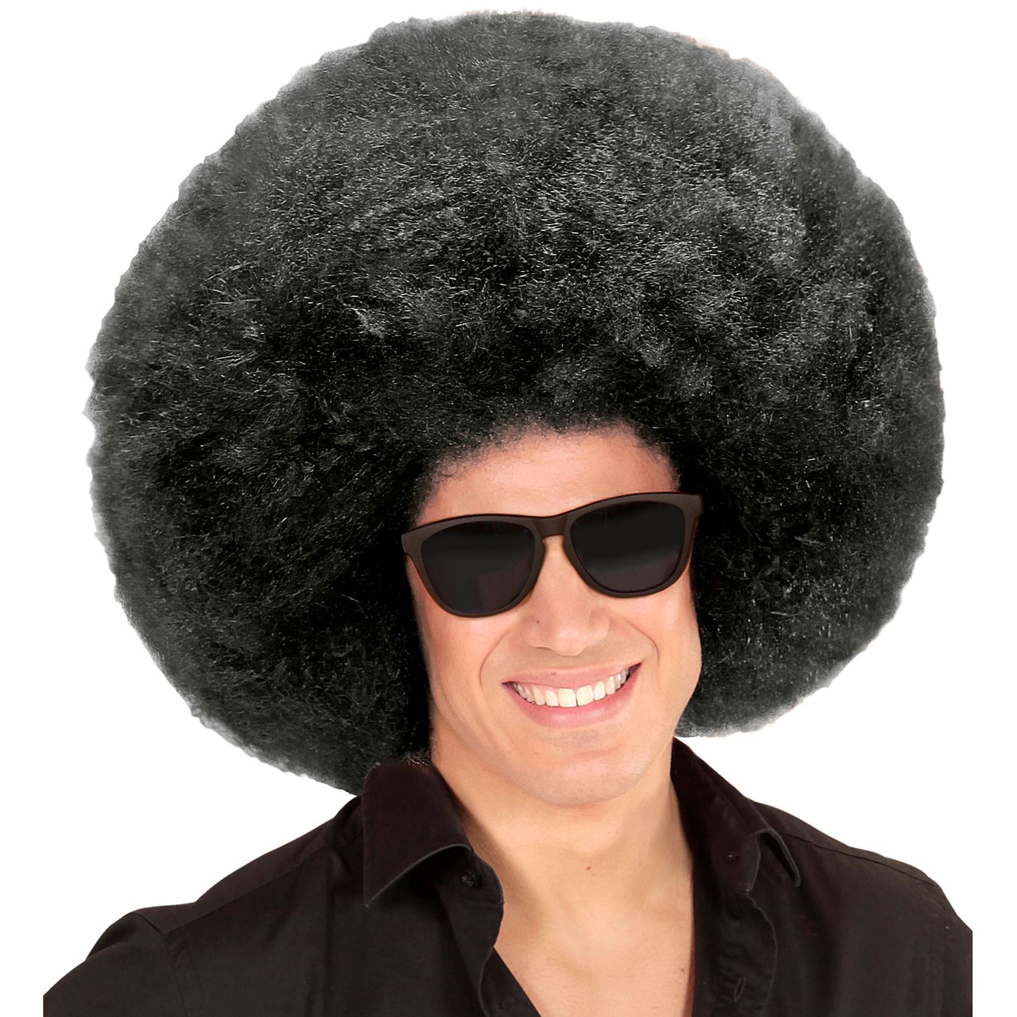 Top Quality "SCHWARZE RIESEN AFRO PERÜCKE" in Polybag – Ansicht 4