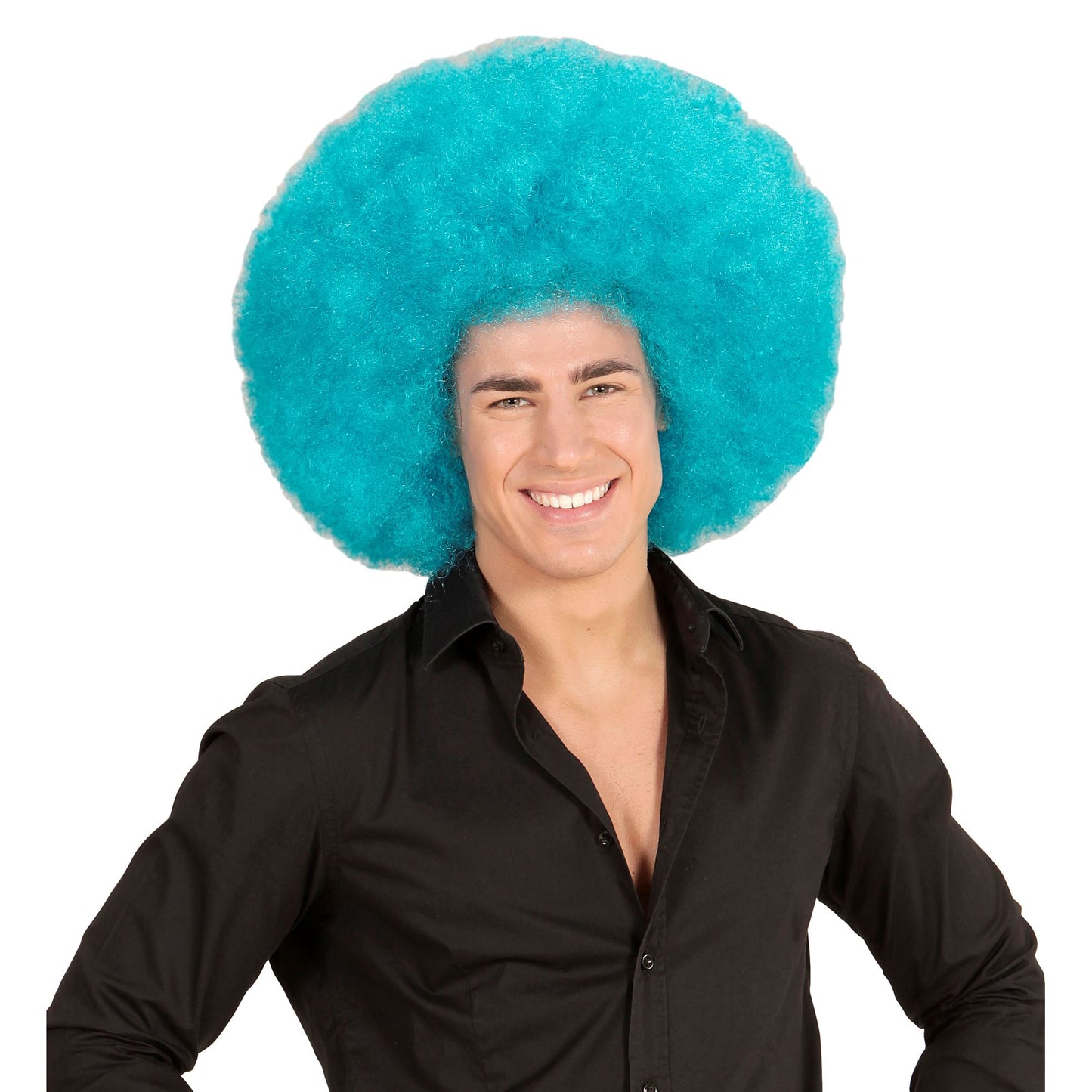 Top Quality "SCHWARZE TÜRKISE AFRO PERÜCKE" in Polybag – Ansicht 5