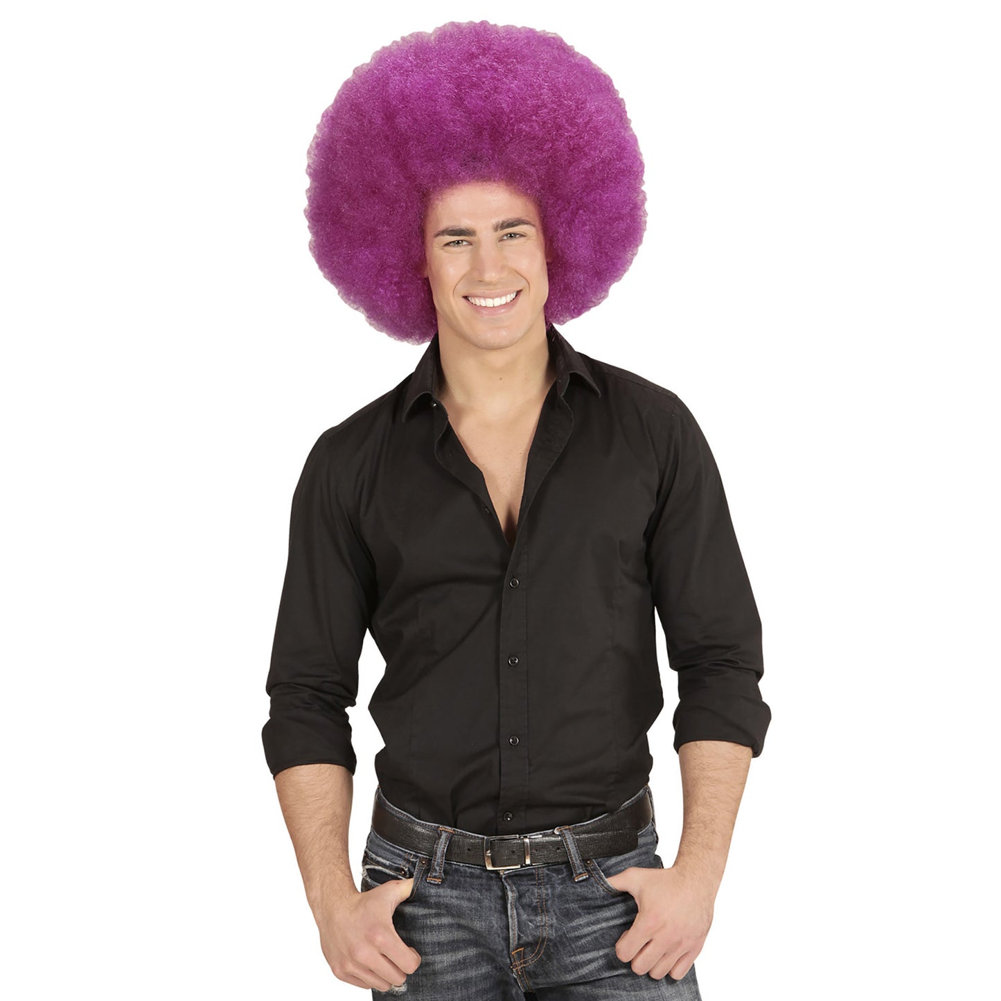 Top Quality "VIOLETTE RIESEN AFRO PERÜCKE" in Polybag – Ansicht 5