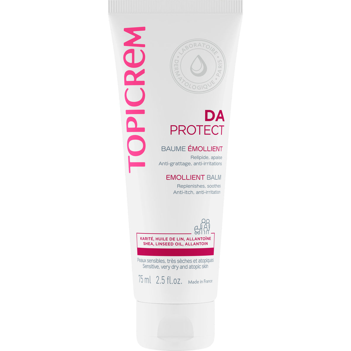 Topicrem, Da Protect, Emolliens, Balsam, 75 ml