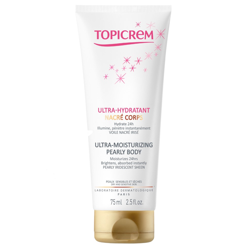 Topicrem, Ultra Hydratant, Brightening & Illuminating, Täglich, Körperlotion, 75 ml