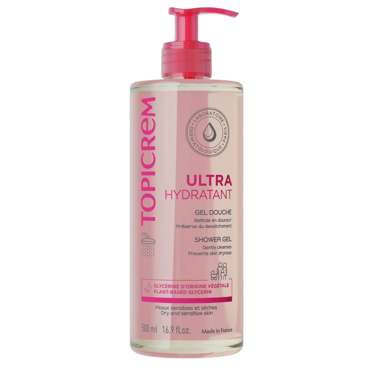 Topicrem, Ultra Hydratant, Cleansing & Softening, Shower Gel, Sensitive, 500 ml