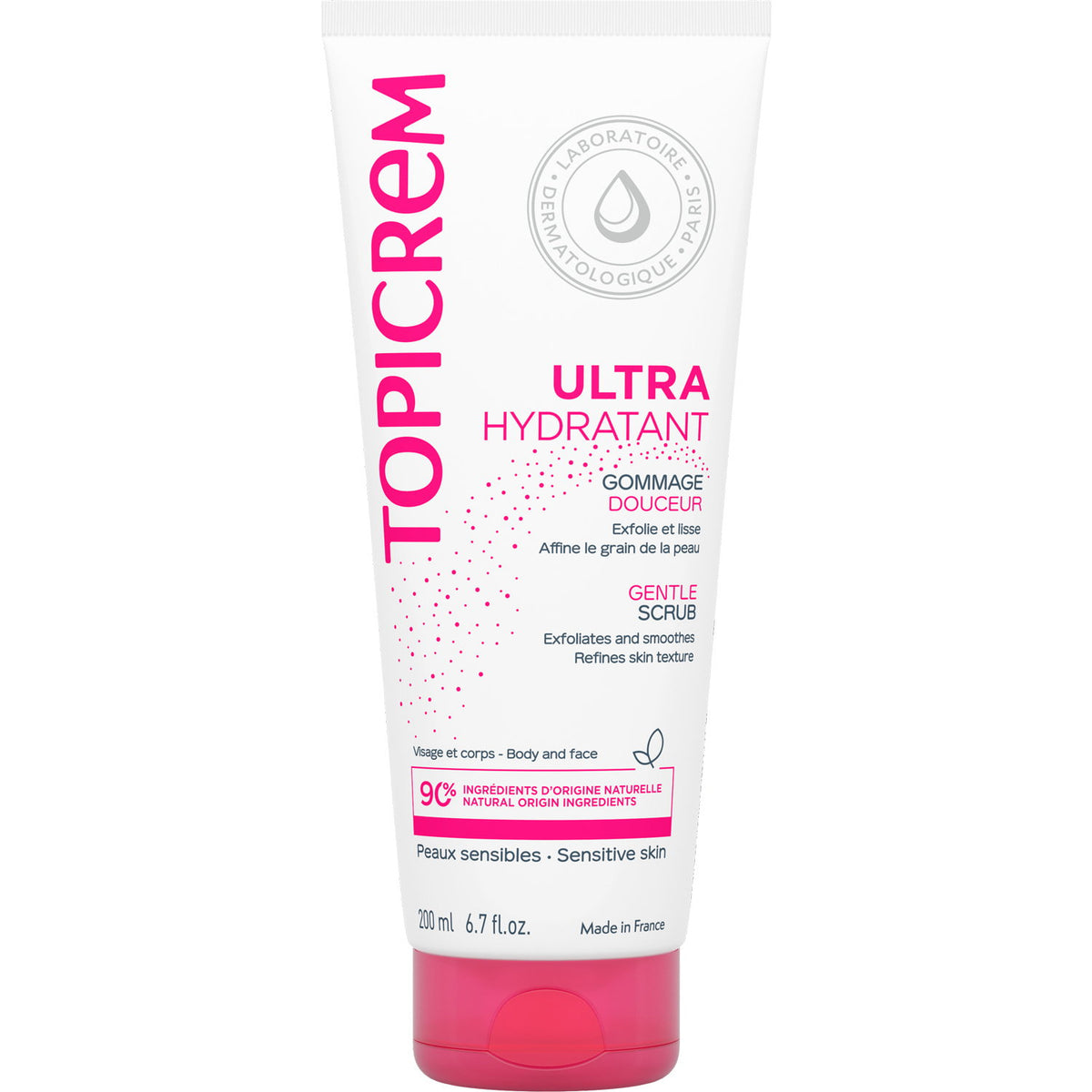 Topicrem, Ultra Hydratant, Exfoliating & Smoothing, Cleansing Scrub, 200 ml