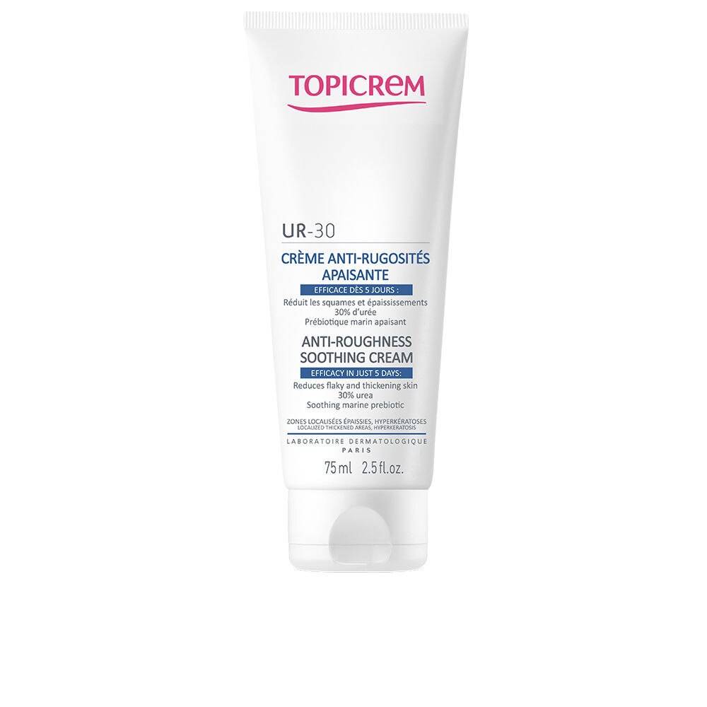 Topicrem, UR 30, Soothing & Smoothing, Täglich, Sahne, Für das Gesicht, 75 ml