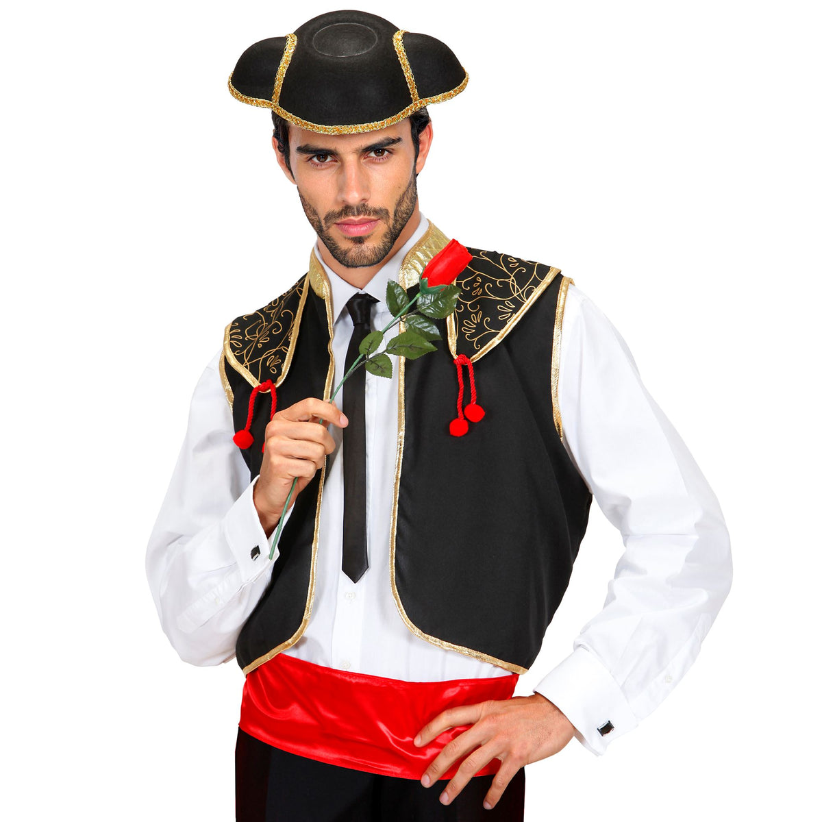 "TORERO" (Weste, Gürtel) – Vorderansicht