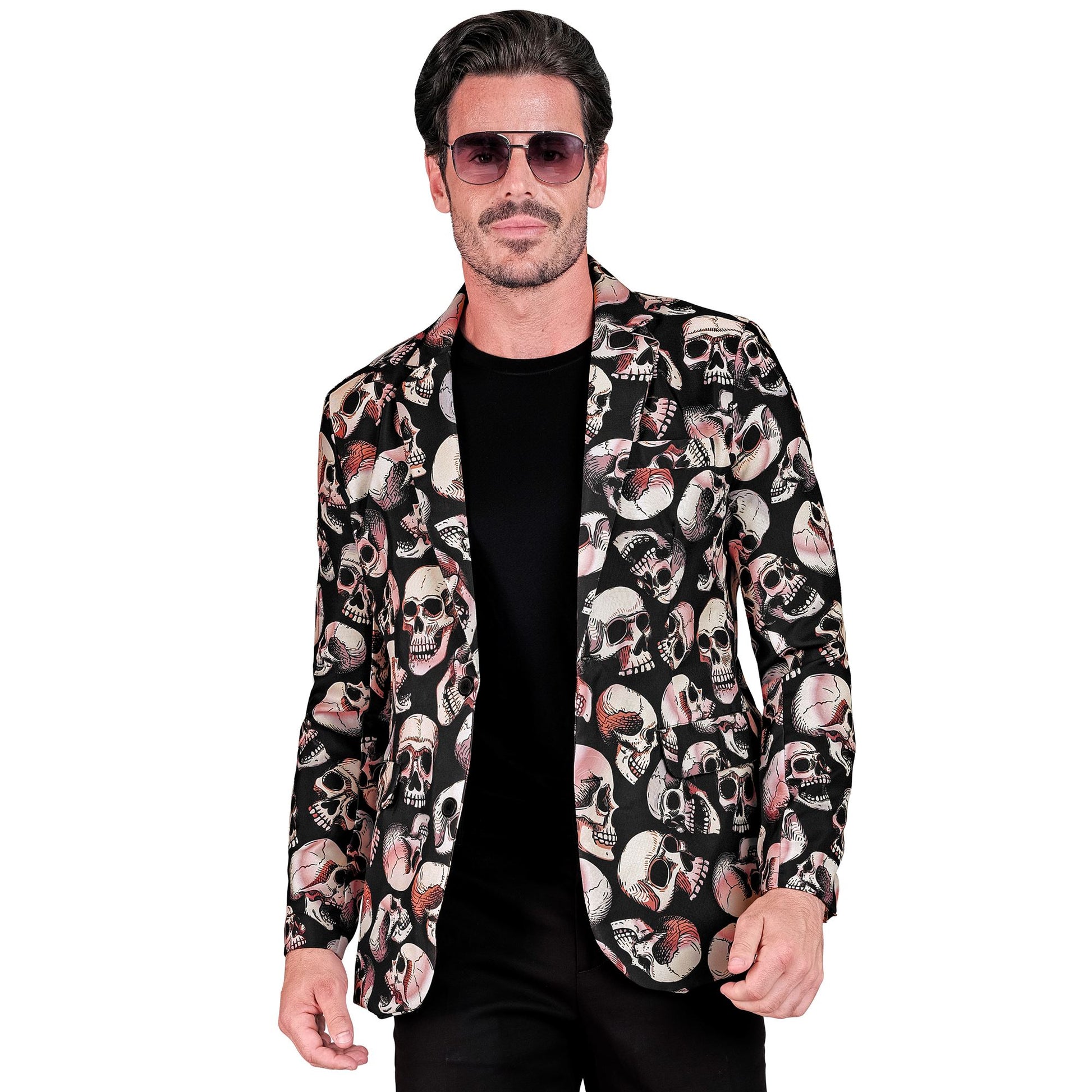 "TOTENKÖPFE PARTY FASHION JACKETT" (Jackett) – Vorderansicht