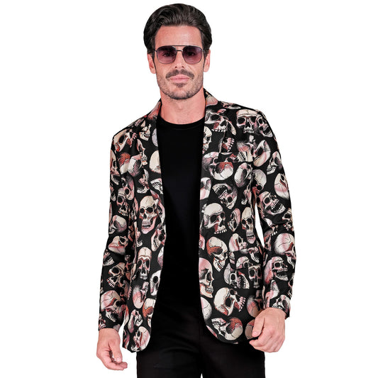 "TOTENKÖPFE PARTY FASHION JACKETT" (Jackett) – Vorderansicht
