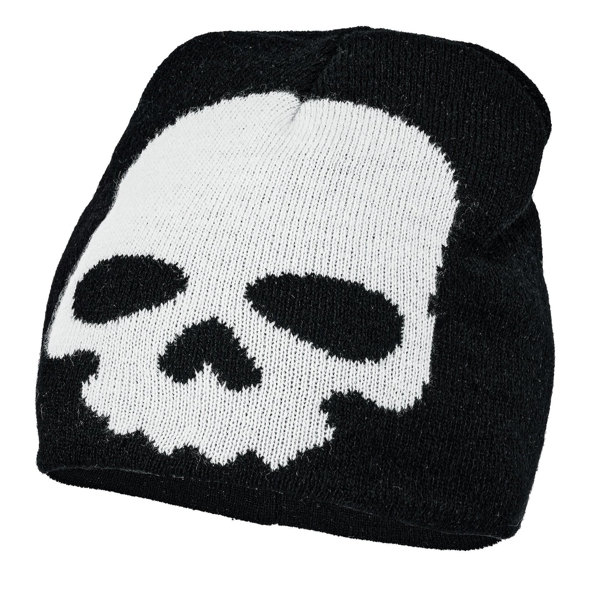 "TOTENKOPF BEANIE MÜTZE" in Kindergröße – Vorderansicht