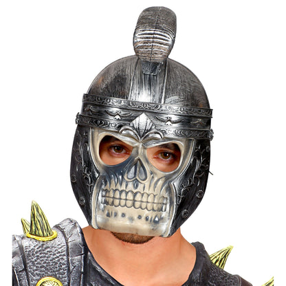 "TOTENKOPF GLADIATORENHELM" aus Hartplastik – Detailansicht