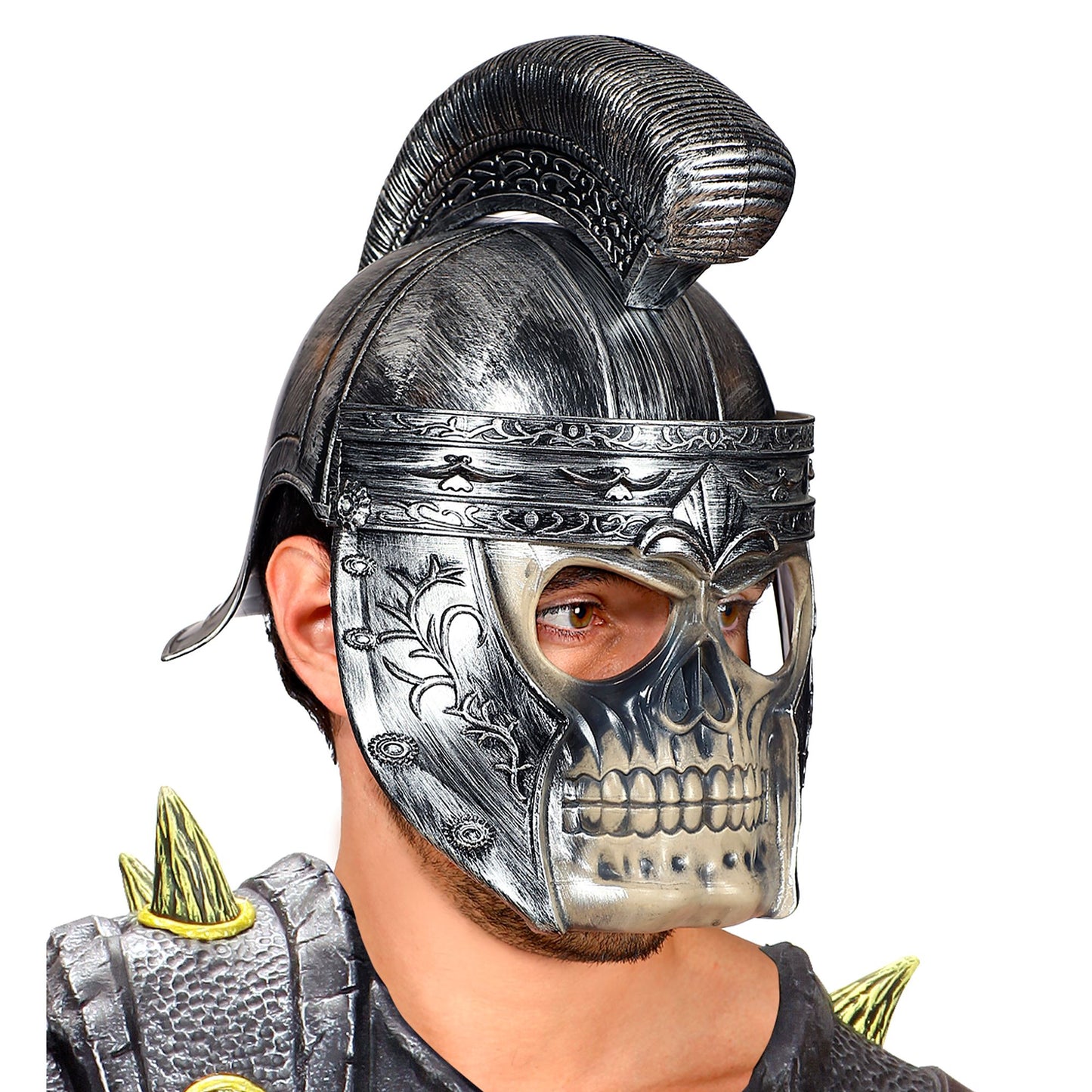 "TOTENKOPF GLADIATORENHELM" aus Hartplastik – Ansicht 3
