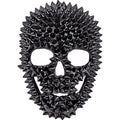 "TOTENKOPF MASKE MIT NIETEN" – Vorderansicht