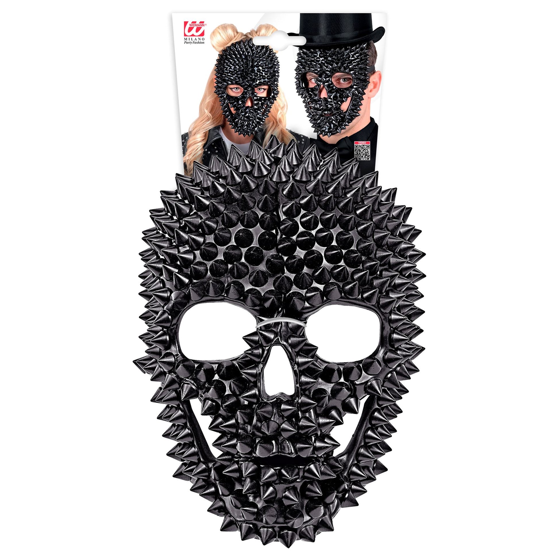 "TOTENKOPF MASKE MIT NIETEN" – Detailansicht