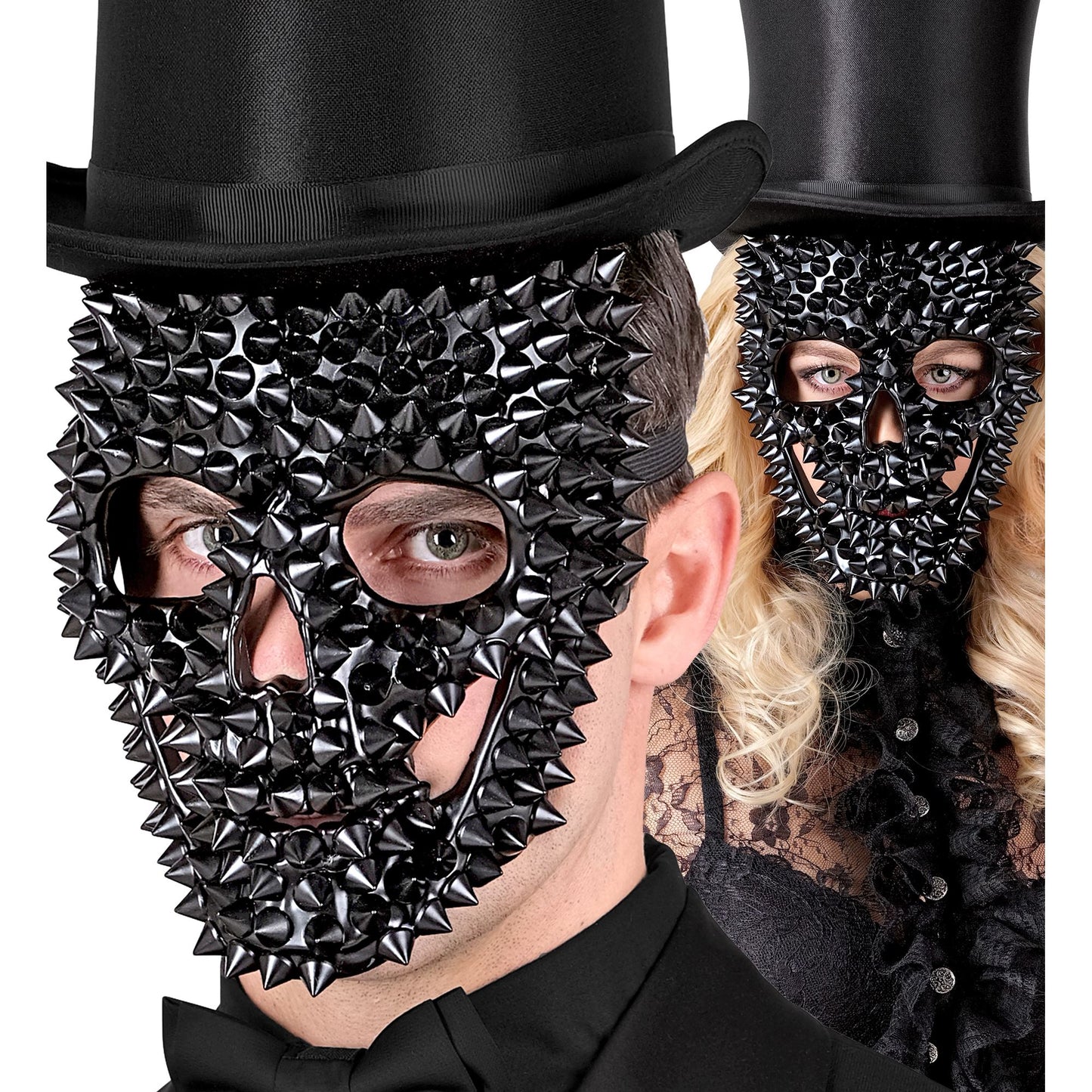 "TOTENKOPF MASKE MIT NIETEN" – Ansicht 4