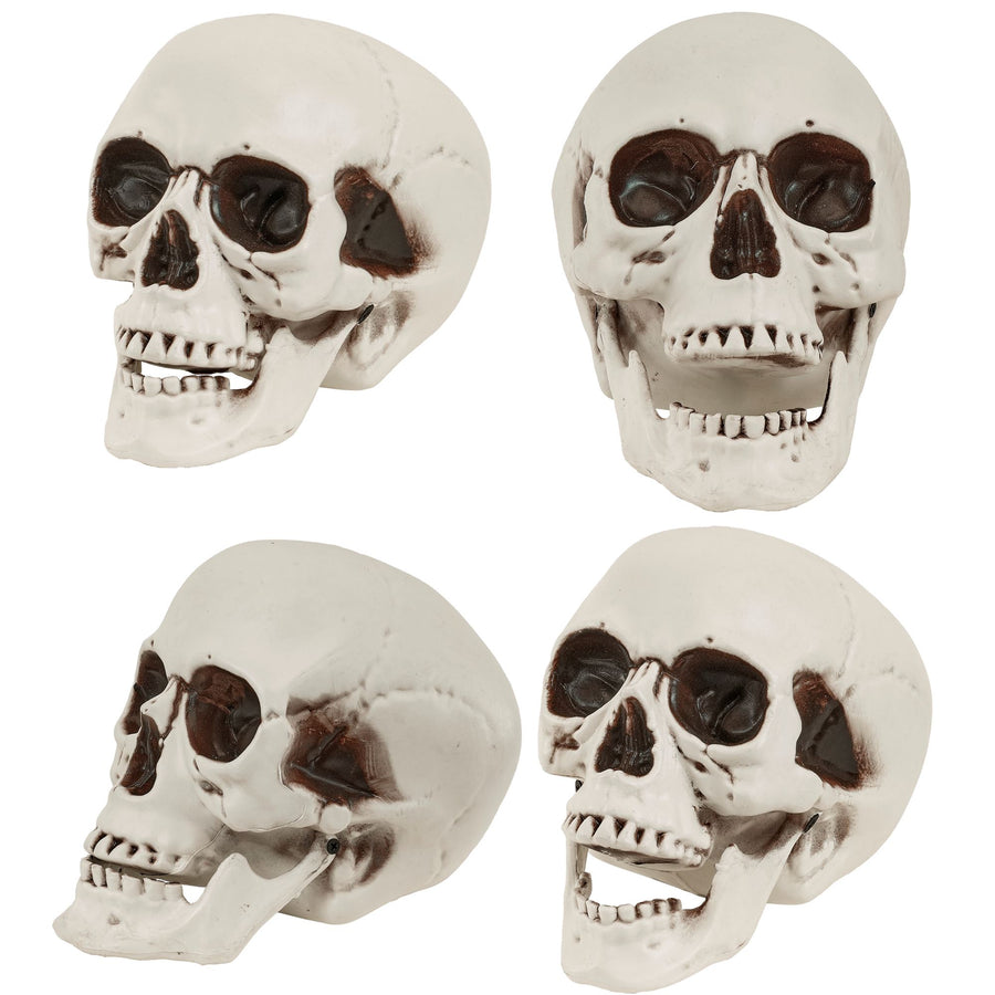 "TOTENKOPF MIT BEWEGLICHEM KIEFER" 12 cm – Detailansicht