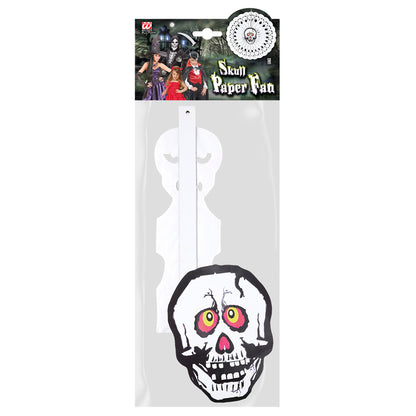 "TOTENKOPF PAPIERFÄCHER" 50 cm – Detailansicht