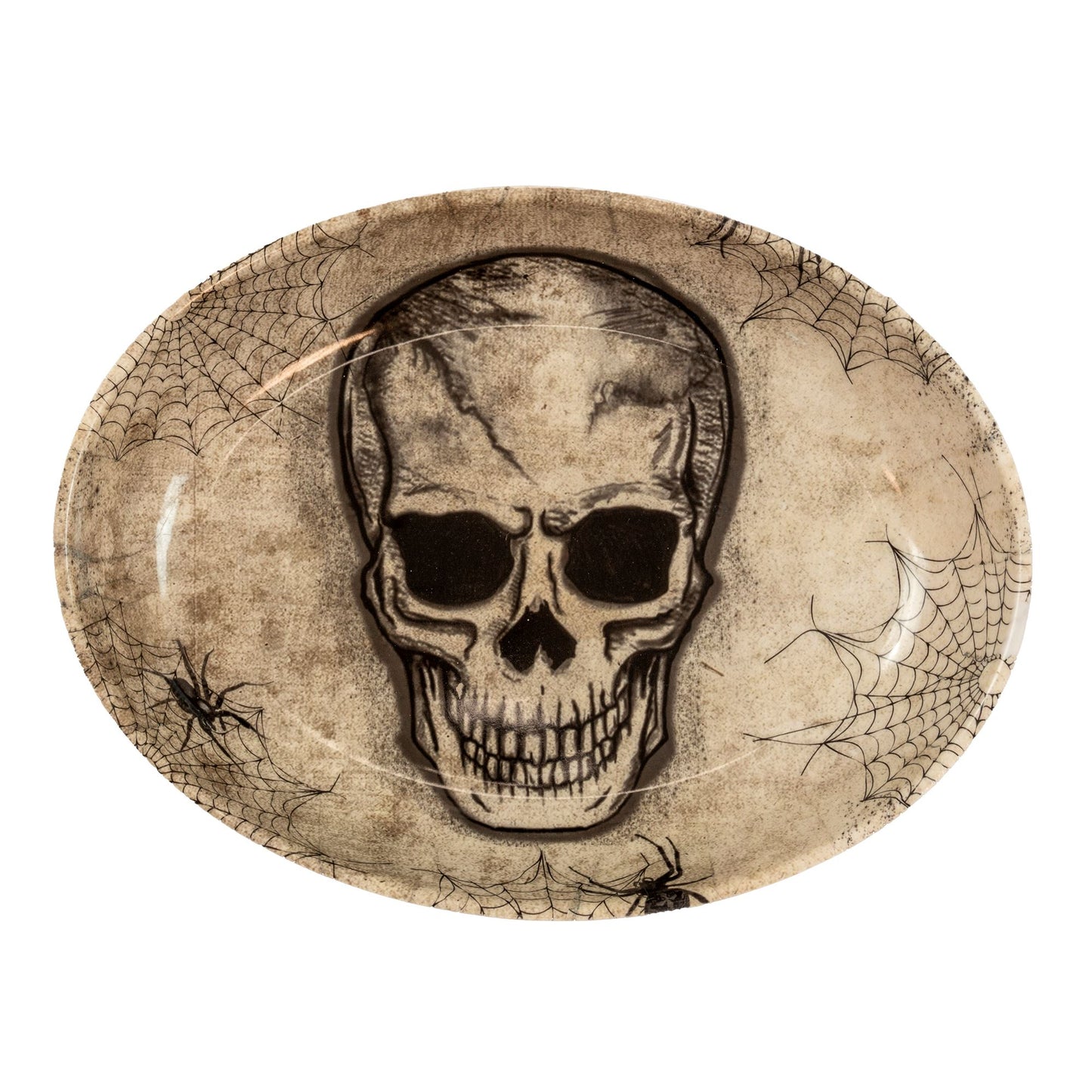 "TOTENKOPF SCHALE" 32 x 24 cm – Vorderansicht