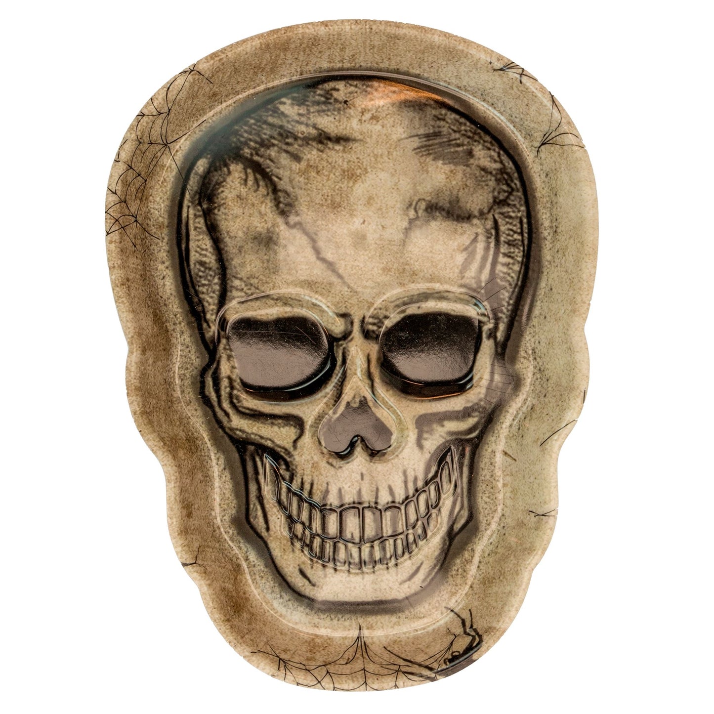 "TOTENKOPF TABLETT" 25x18 cm – Vorderansicht