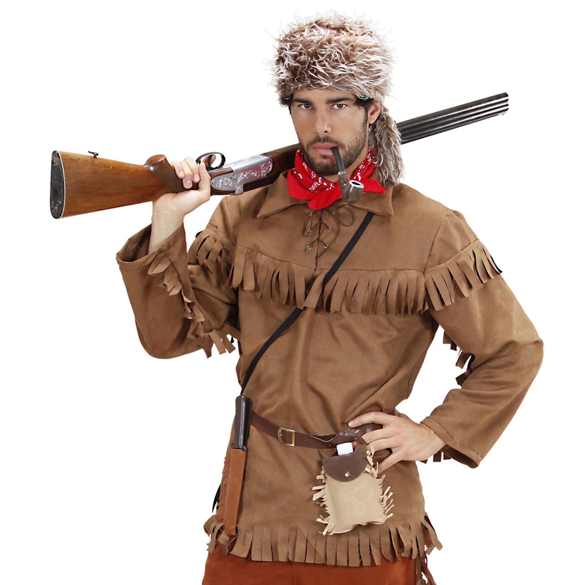"TRAPPER" (Jacke, Hut) – Vorderansicht