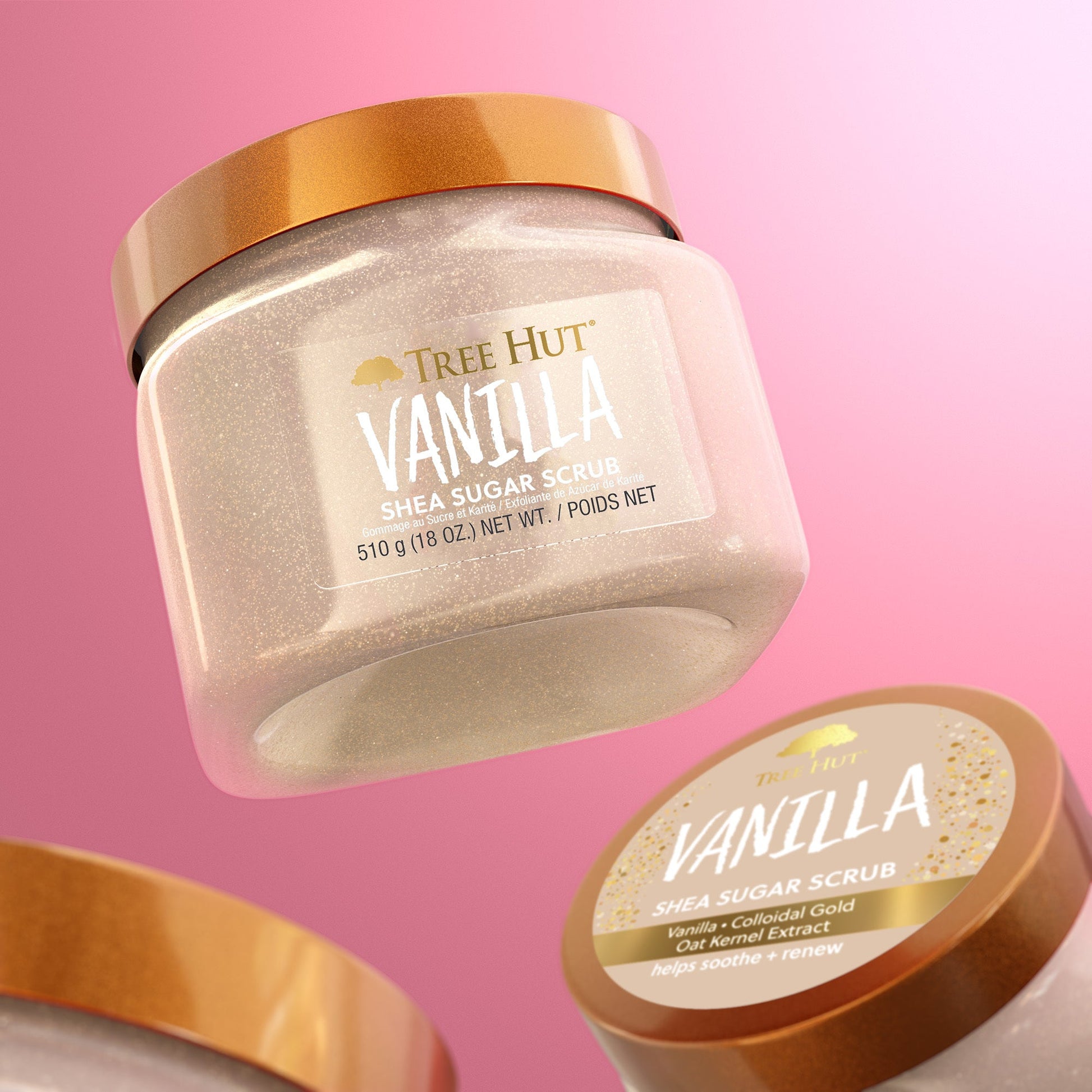 TREE HUT TREE HUT Zuckerpeeling Vanille 510 g Körperpeeling Kosmetik